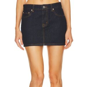 NWT - GRLFRND Denim Micro Mini Skirt